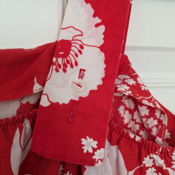 Vintage Red and White Summer Dress - Picture 2 of 6